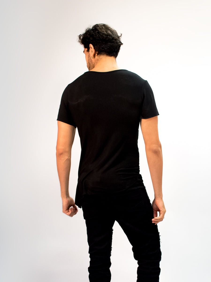 MEN’S BLACK ASYMMETRIC