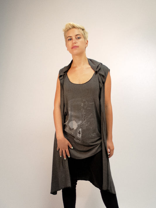 UNISEX CHARCOAL DUSTER